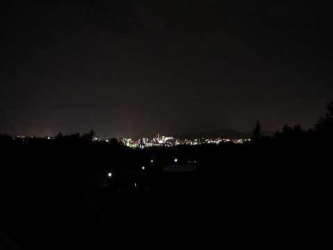 竜王山の夜景