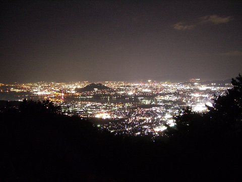 金ヶ燈籠山の夜景