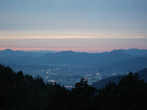 東広島天文台からの夕景